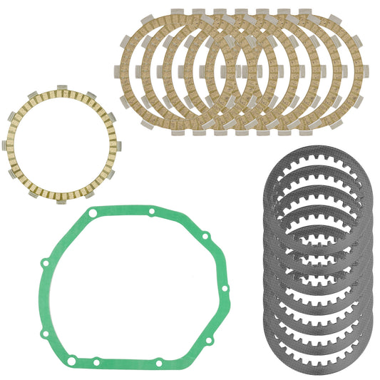 Clutch Friction Steel Plates Gasket Kit for Suzuki Katana 600 GSX600F 1998-2006