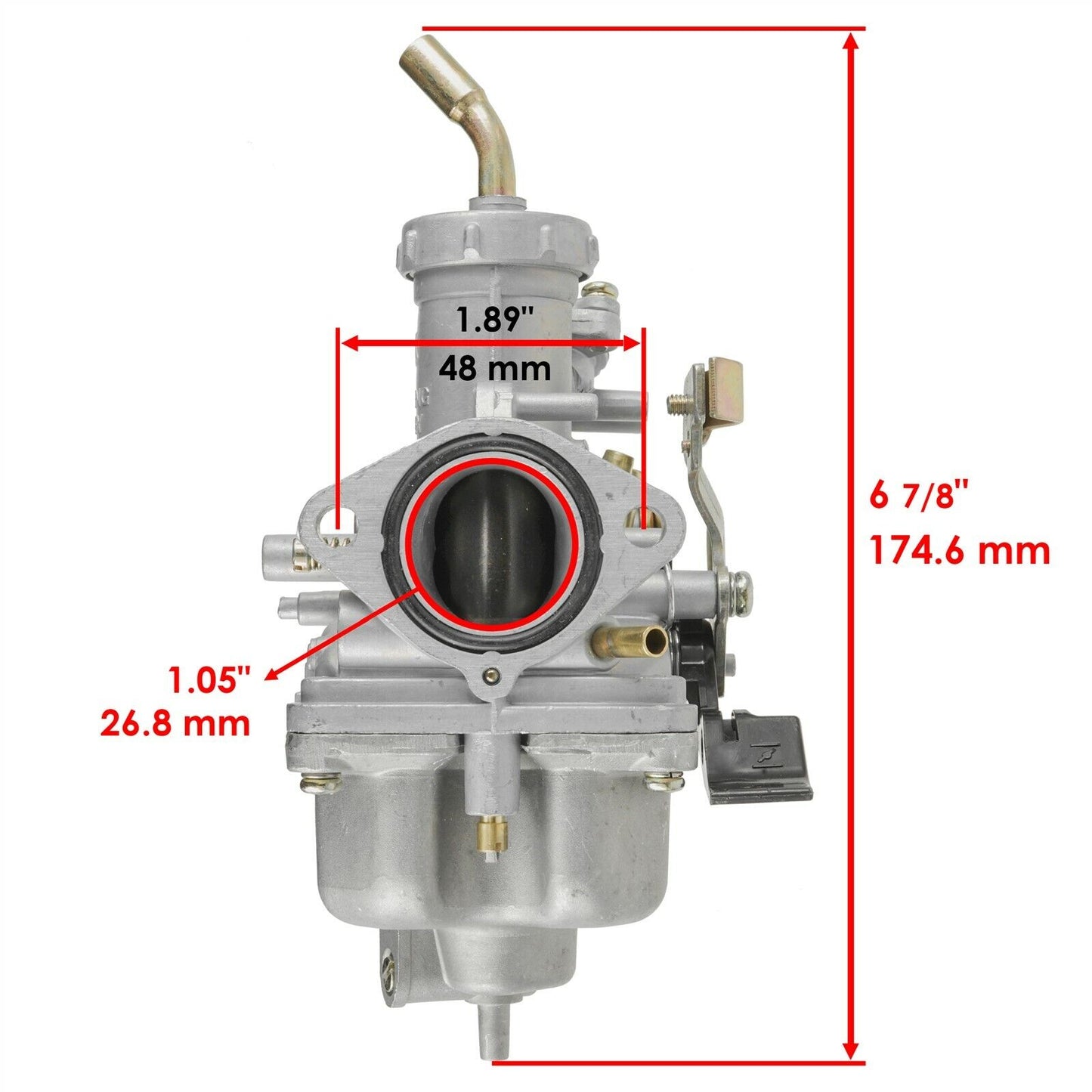 For Honda Recon 250 Carburetor w/ Intake Manifold Boot TRX250TE 2x4 ES 2002-2014