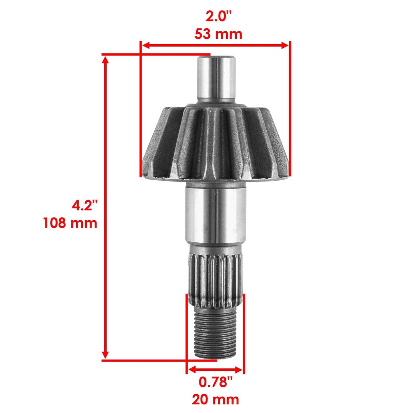 R Differential Ring & Pinion Gear For Honda Fourtrax Forman 400 TRX400FW 95-96