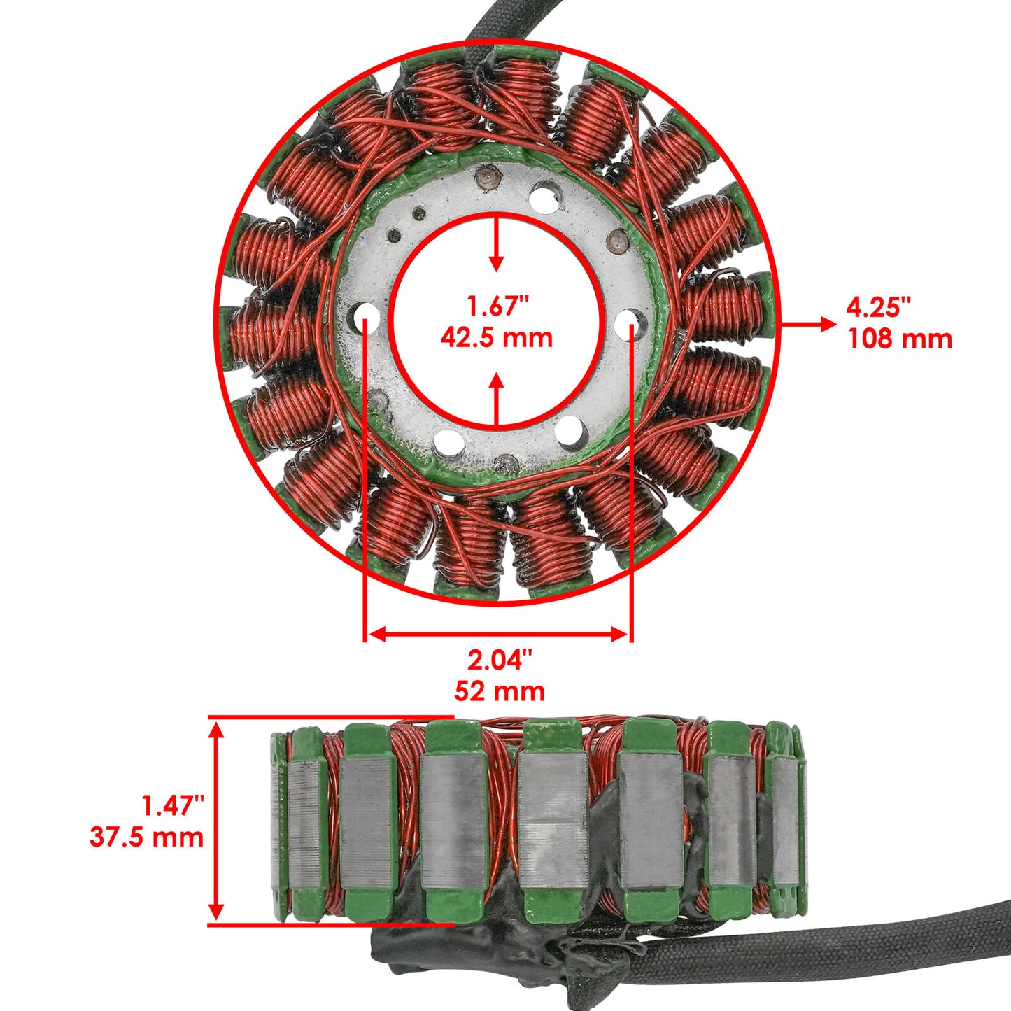 Stator for Polaris Sportsman 700 EFI 2004 2005 2006 Atv Magneto