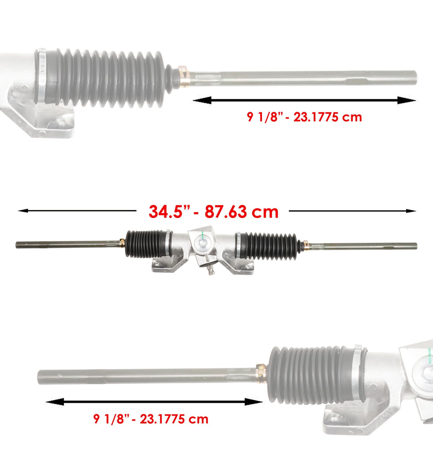 Steering Rack And Pinion W/ Tie Rod Ends For John Deere Am145794 Am138511