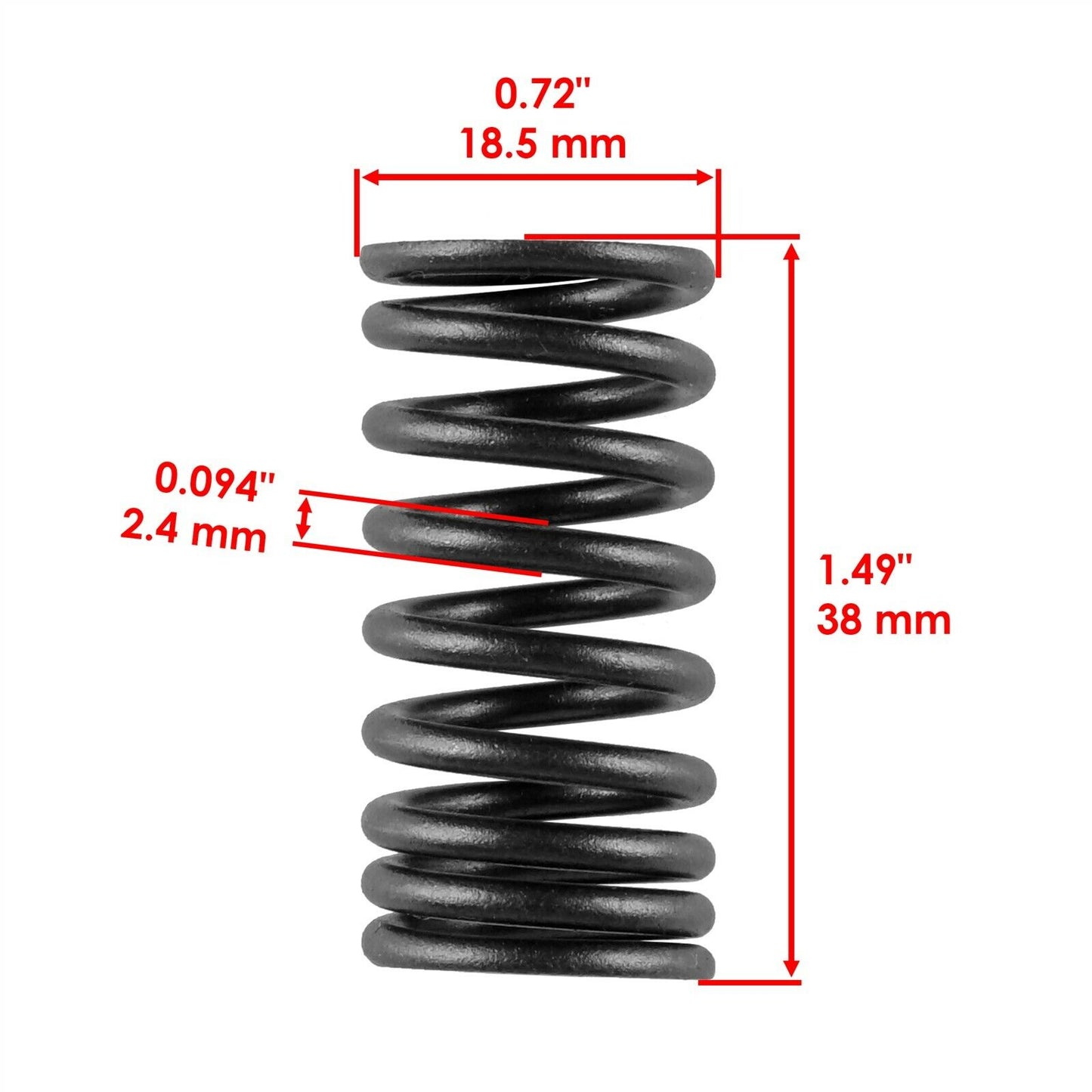 2X Inner Valve Springs For Honda ATC250 ATC250SX 1985 1986 1987