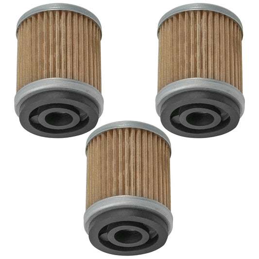 for Yamaha Moto-4 250 YFM250 YFM-250 1989-1992 3-Pack Oil Filters