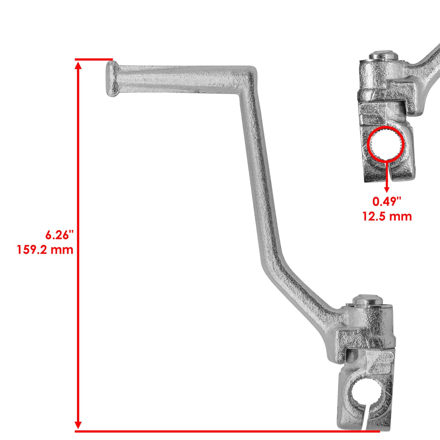 Caltric Kick Start Starter Lever Pedal For Suzuki RM85L 2003-2009 2012 2015