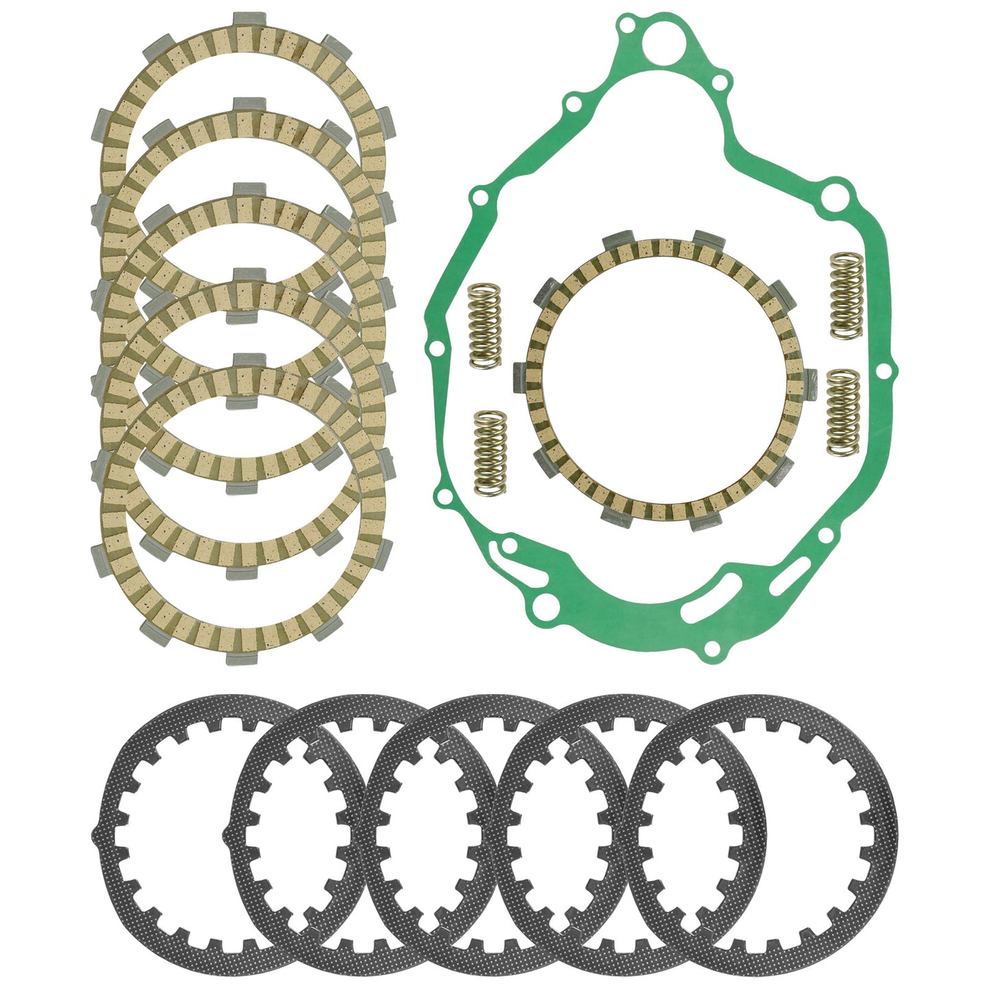 Clutch Friction Steel Plates Springs Gasket Kit for Yamaha TTR230 2005 - 2023