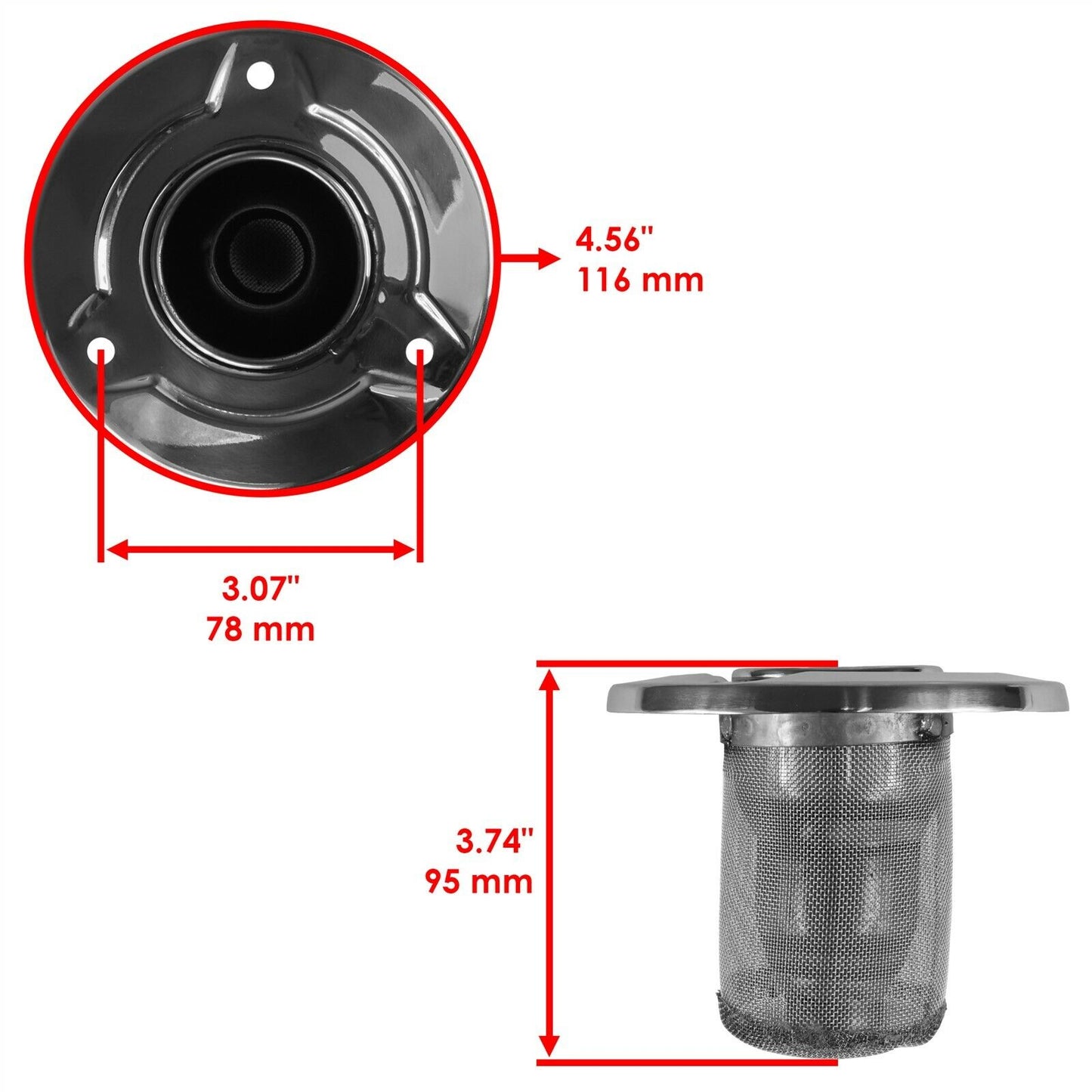 Spark Arrestor For Honda Foreman 500 TRX500TM 2x4 2005-2006