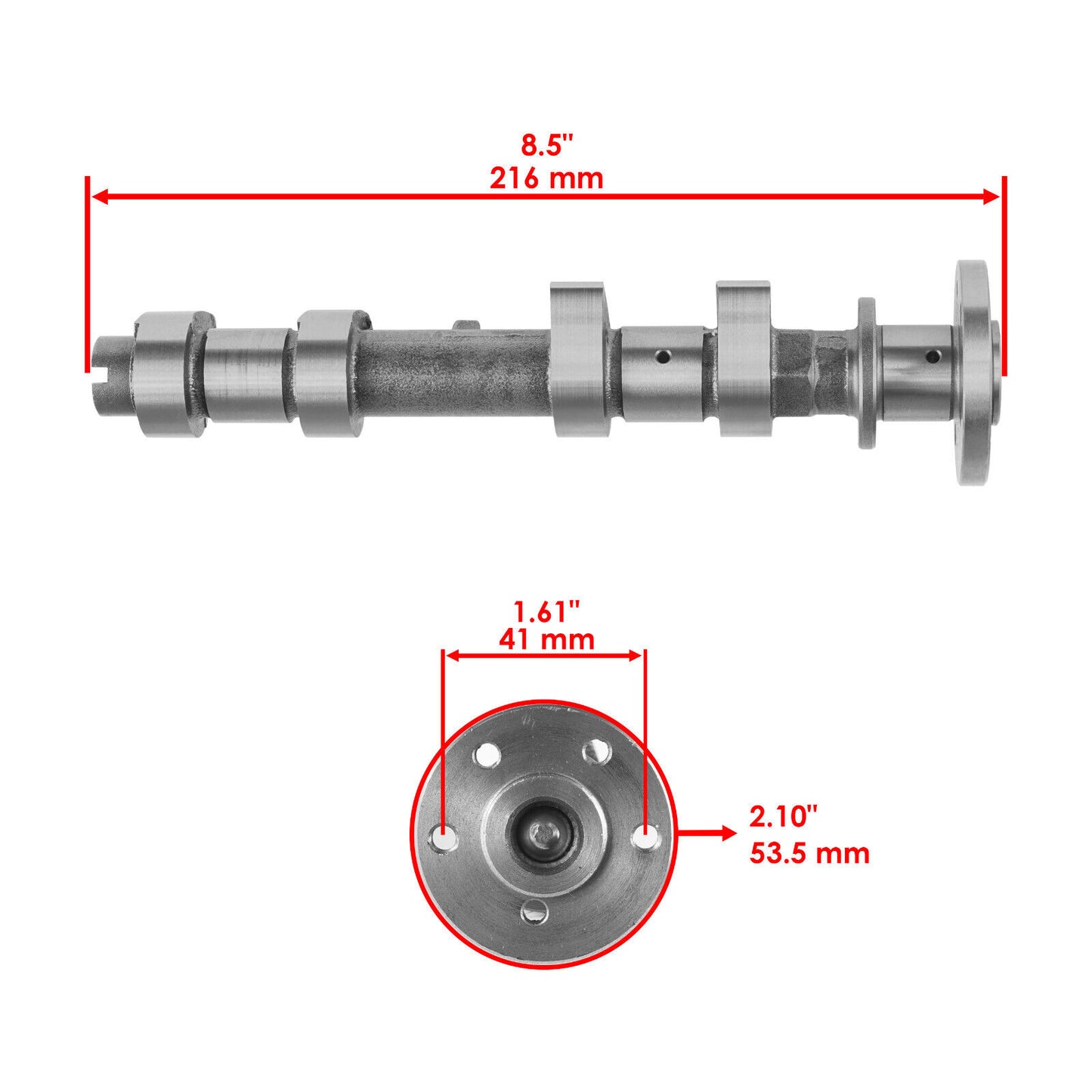 Intake Exhaust Camshaft Assembly fits Polaris 3023528 3022714 3023529 3022715