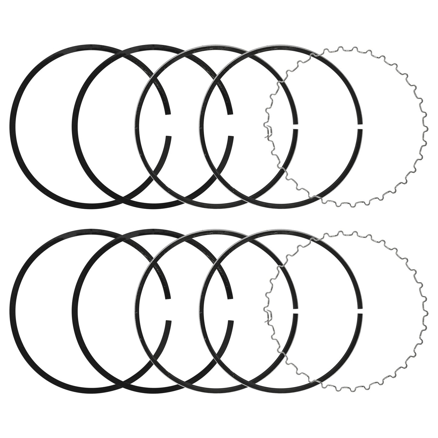 Caltric 13008-6025 Cylinder Piston Rings For Kawasaki