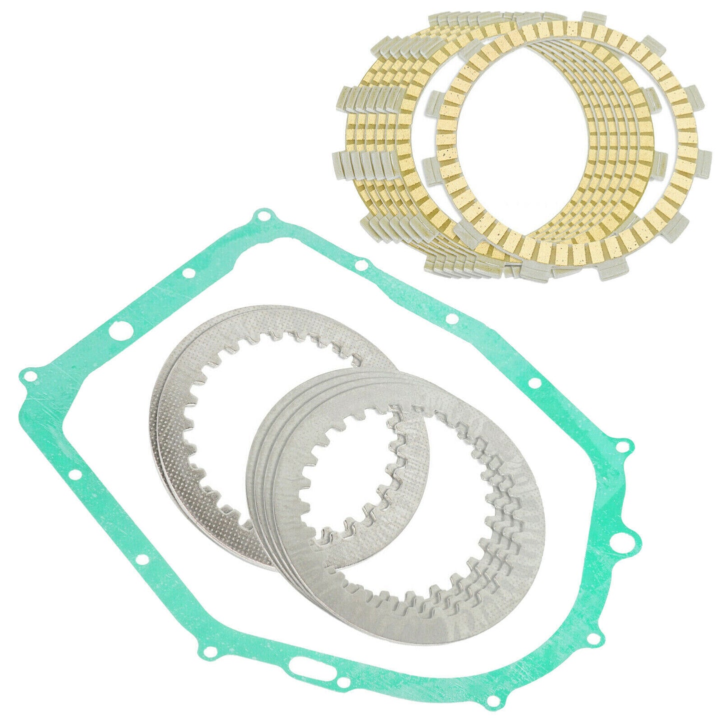 Clutch Friction Plates And Gasket Kit for Yamaha Kodiak 400 YFM400FW 4WD 93-98