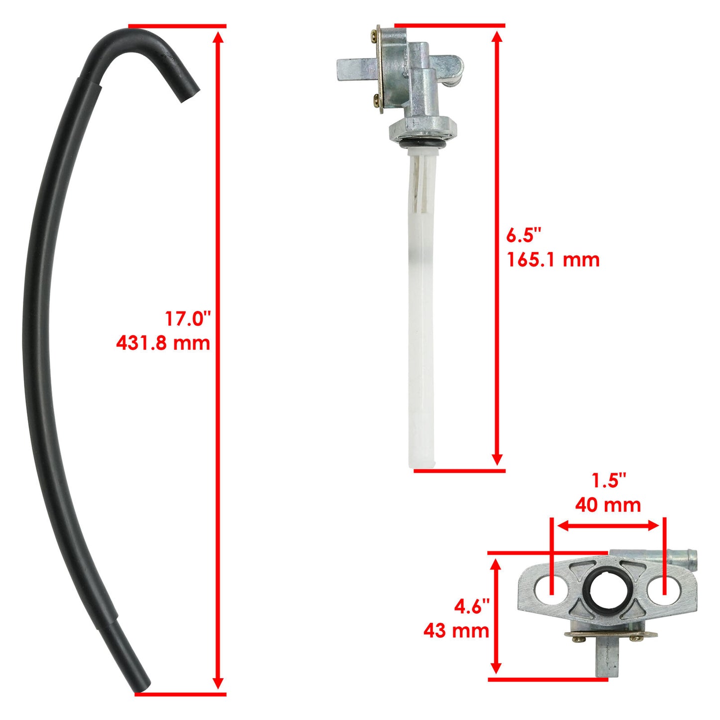 Fuel Tank Petcock For Honda  Foreman 500 TRX500FM TRX500TM TRX500FPM 05-09 2011