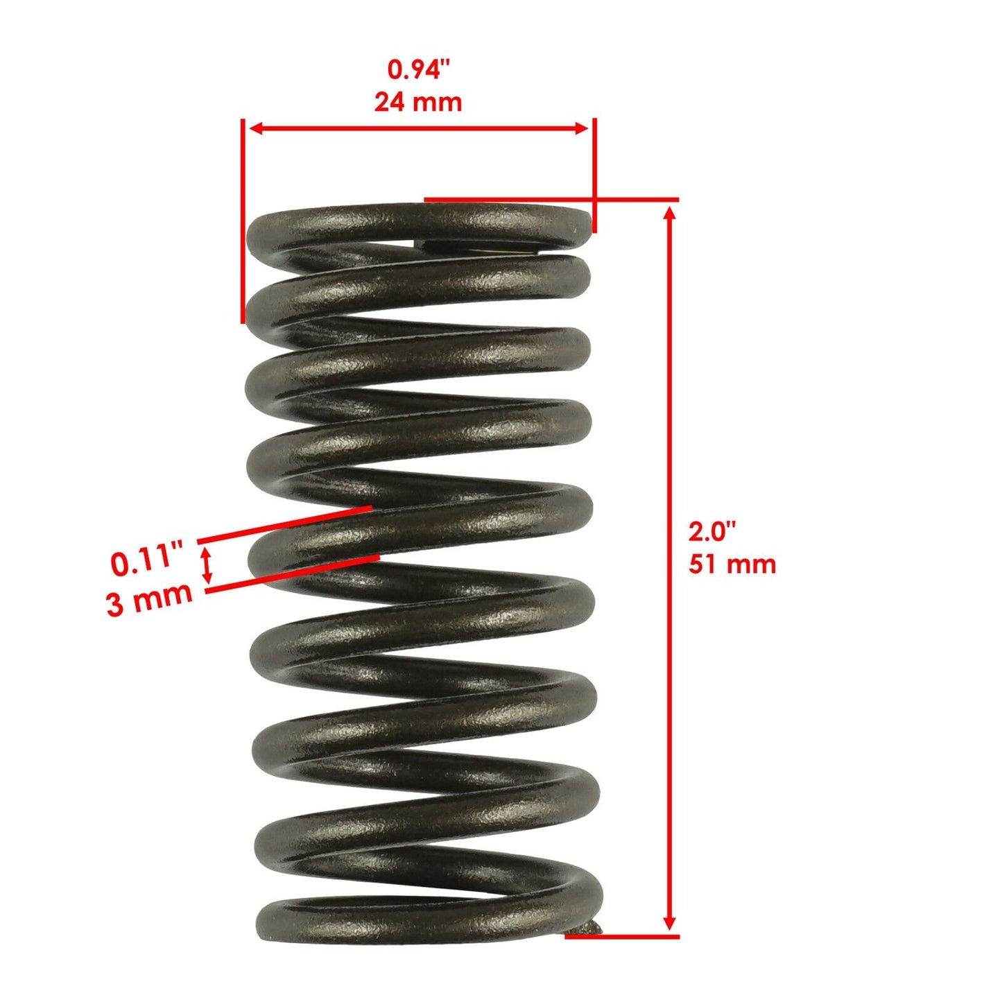 4x Valve Spring for Honda Foreman Rubicon 500 2001 2002 2003 2004 2005-2014