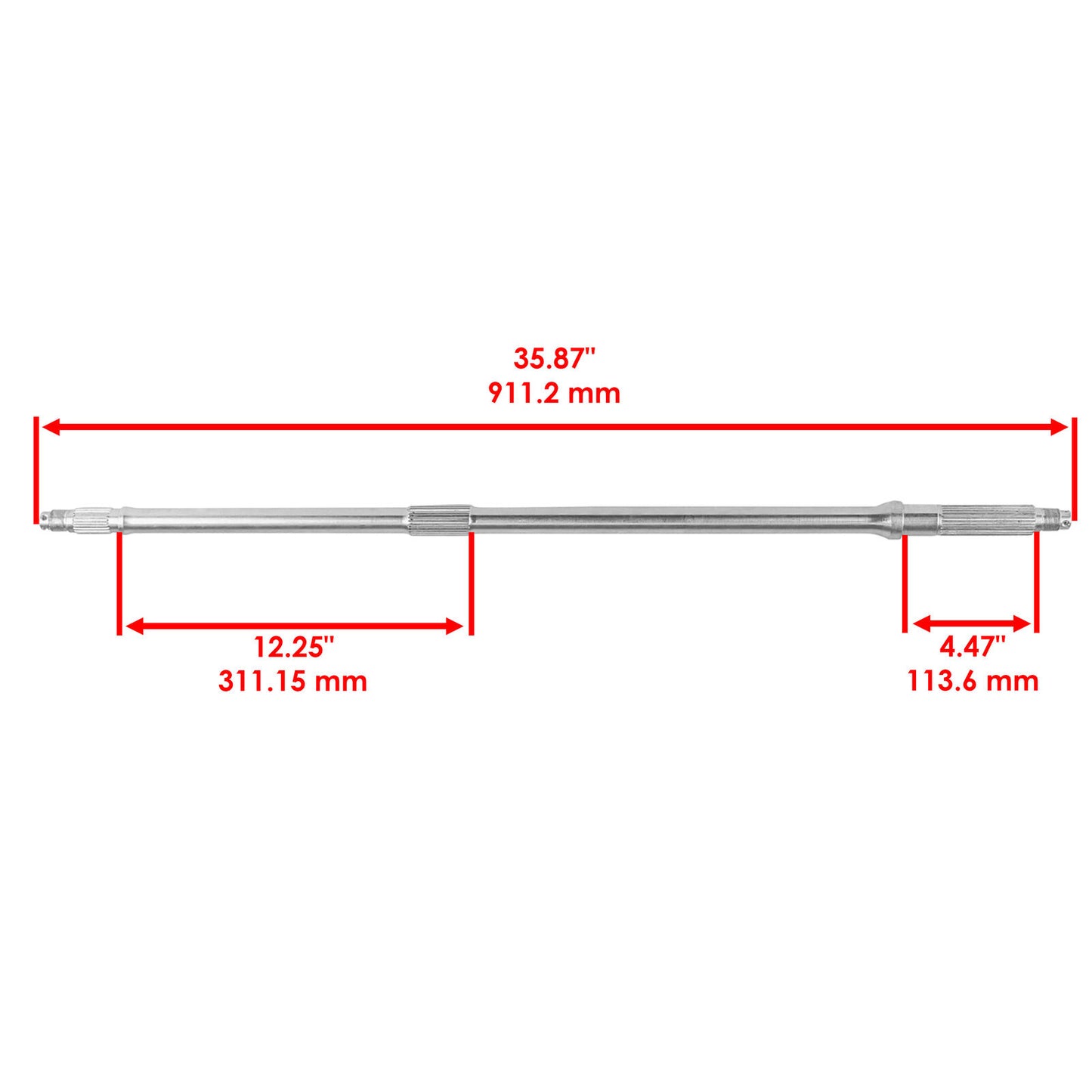 Rear Axle Shaft For Honda TRX450S TRX450ES TRX450 S Es Foreman 450 4X4 1998-2001