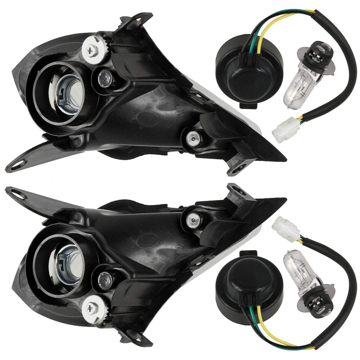 Right and Left Headlight Assembly For Yamaha 5TG-84110-03-00 and 5TG-84310-03-00