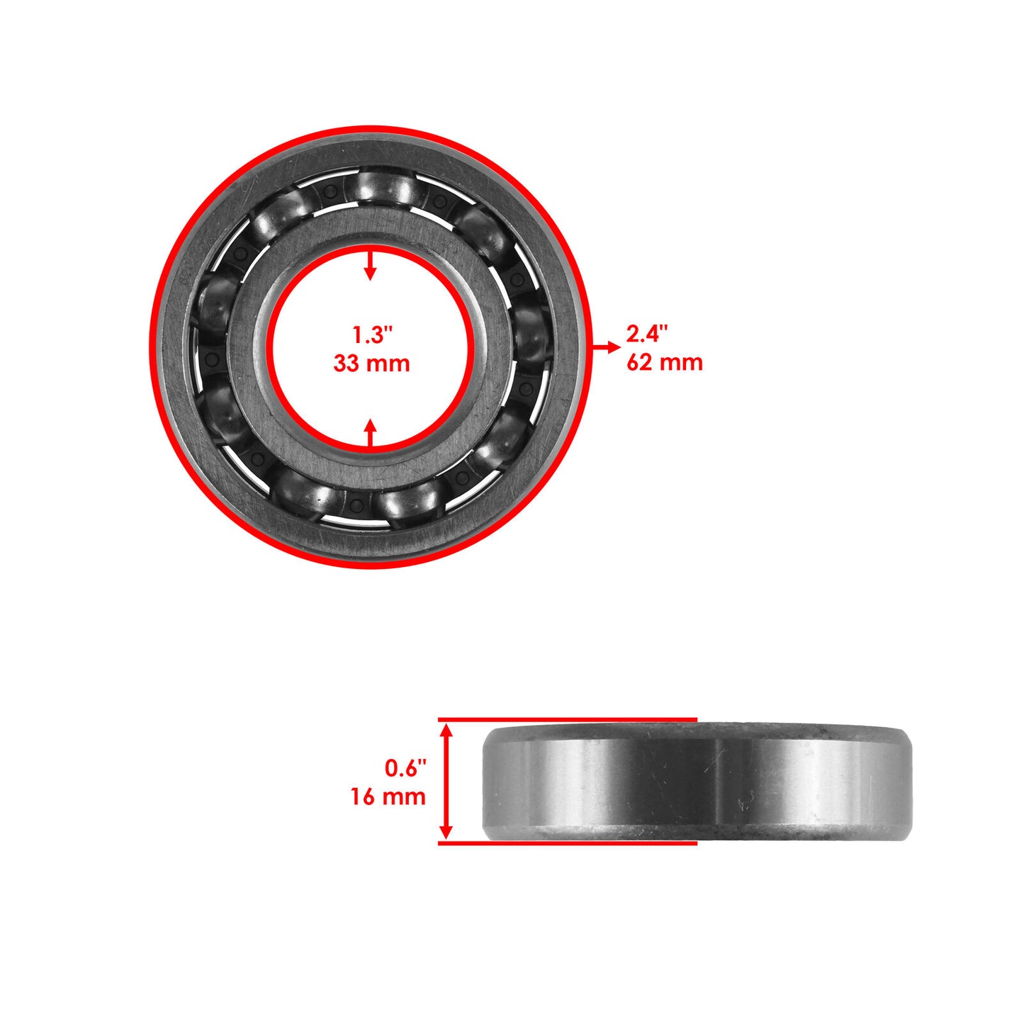 Rear Differential Bearing/Seal Kit For Honda Foreman 450 TRX450FE TRX450FM 02-04