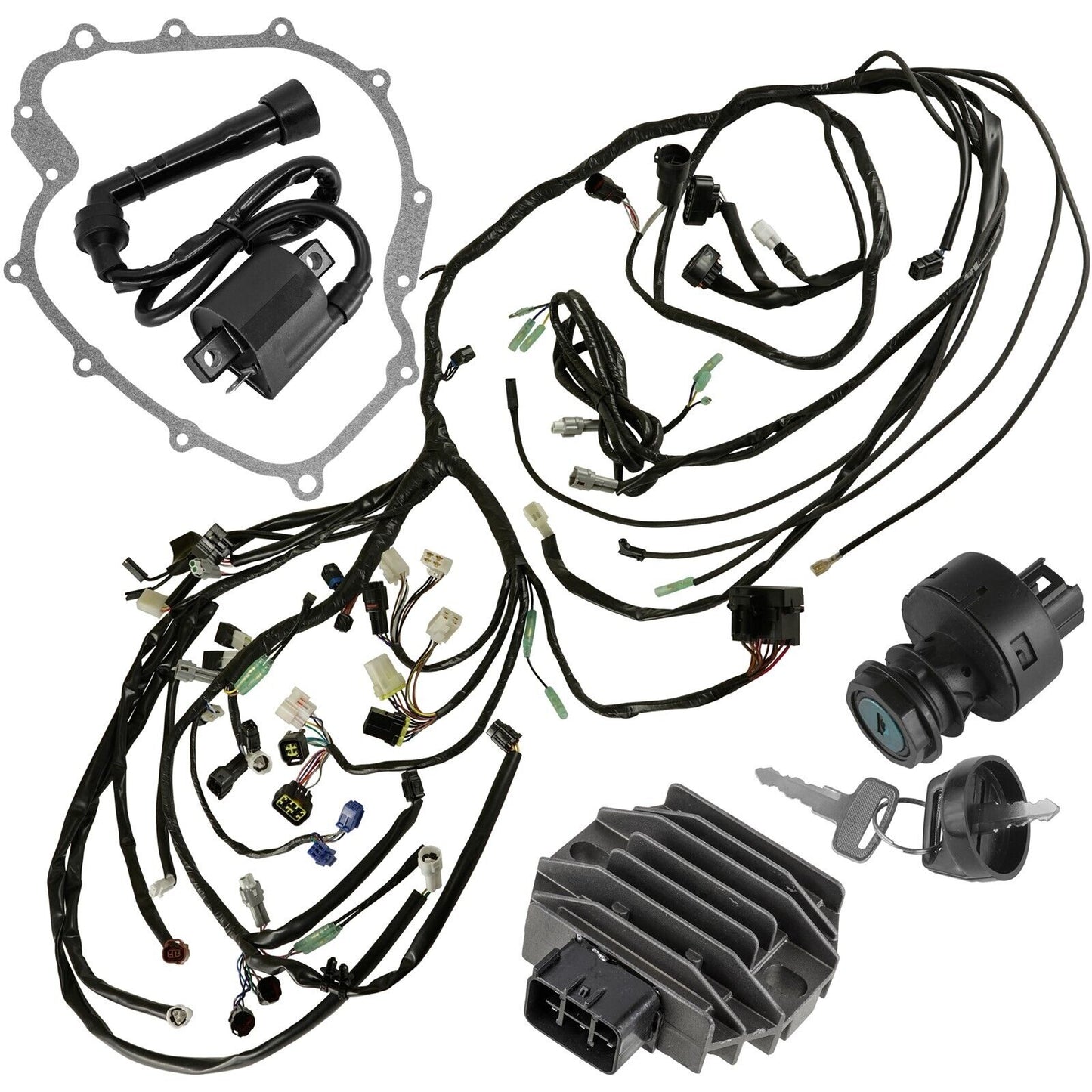 Caltric Wire Harness Ignition Rebuild Kit for Yamaha Rhino Hunter YXR66FAHT 2005