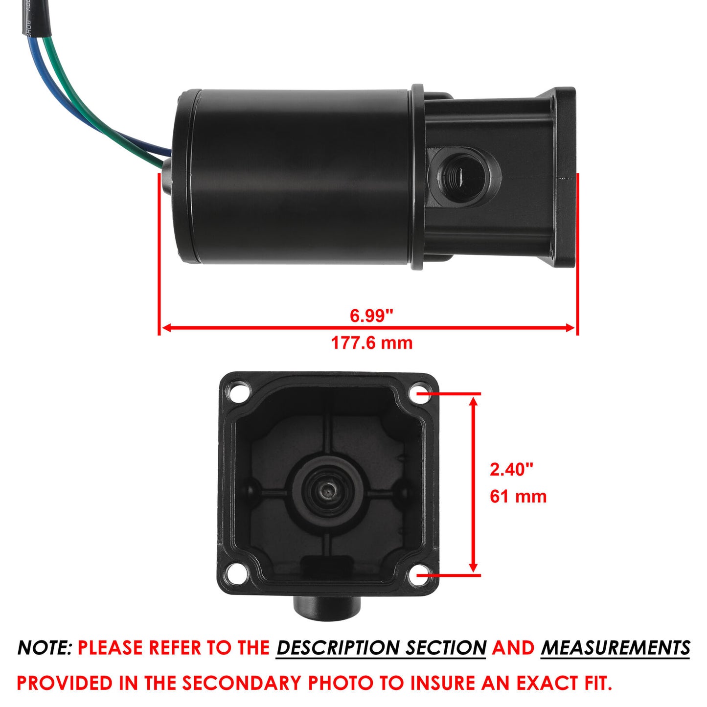 for Mercury Mariner Force Tilt Trim Motor 40 40Hp 1992-2006