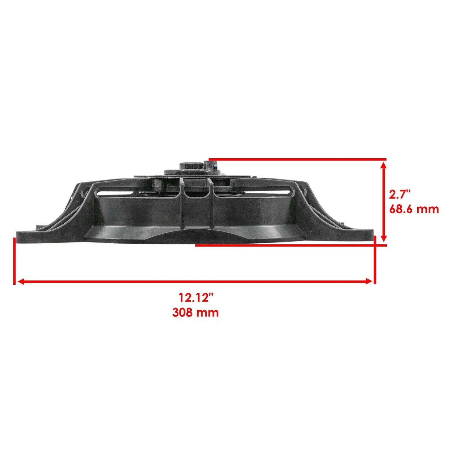 Radiator Cooling Fan Blowing Assembly for Yamaha Kodiak 700 YFM700 2016-2023