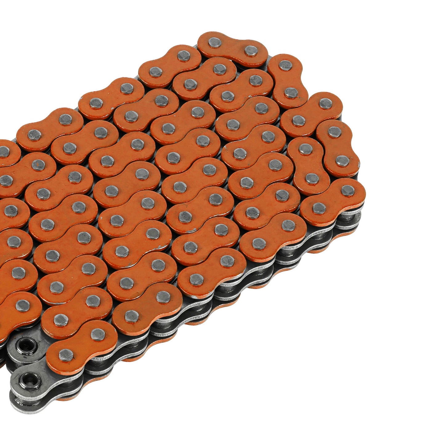 520 X 120 Links Motorcycle Atv Orange O-Ring Drive Chain 520-Pitch 120-Links