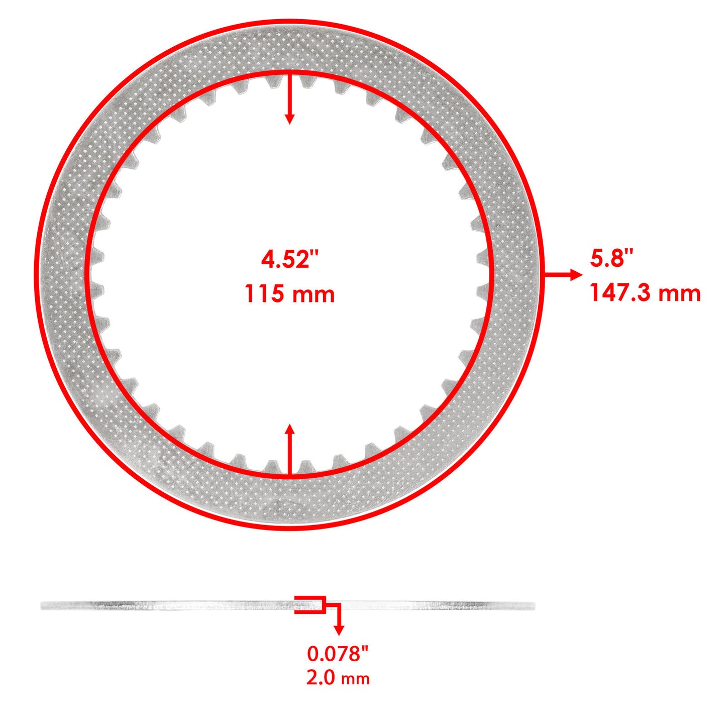 Clutch Friction Steel Plates Spring and Gasket Kit for Suzuki DR650SE 1996-2022