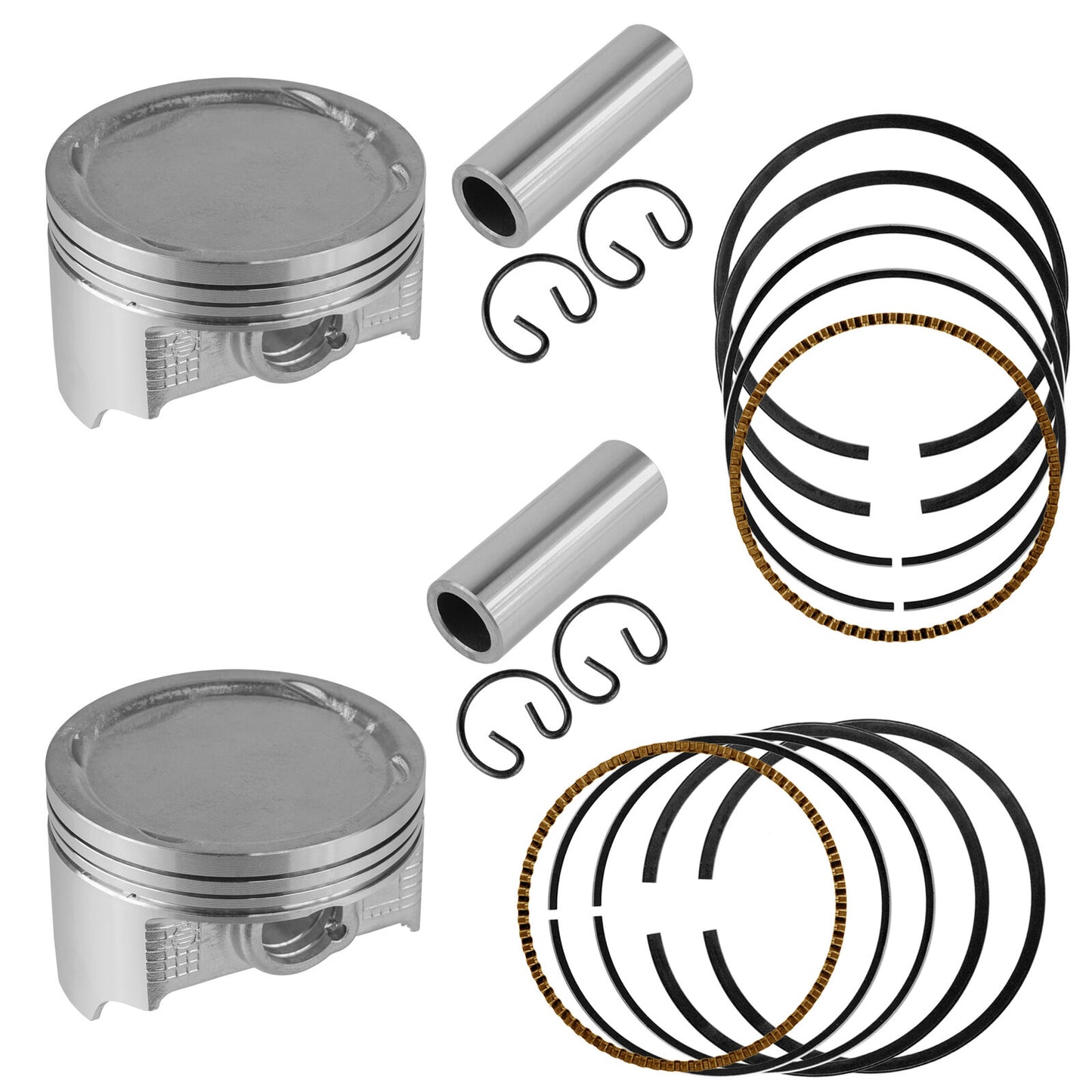 2x Cylinder Piston Ring Kit for Kawasaki Teryx 750 FI KRF750 4X4 2012-2013