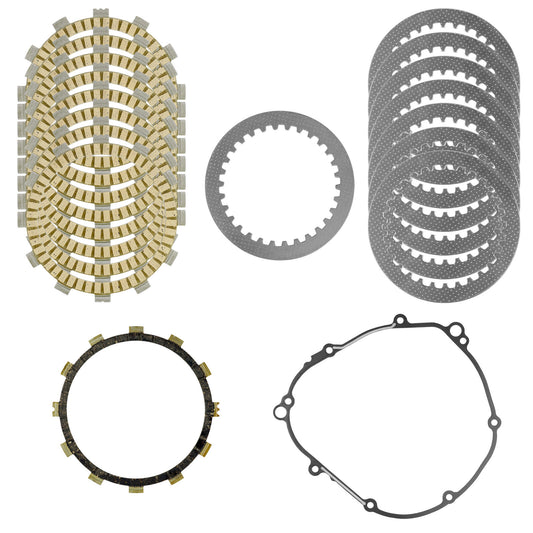 Clutch Friction Steel Plates and Gasket Kit for Yamaha R1 YZF-R1 YZFR1 2006-2008