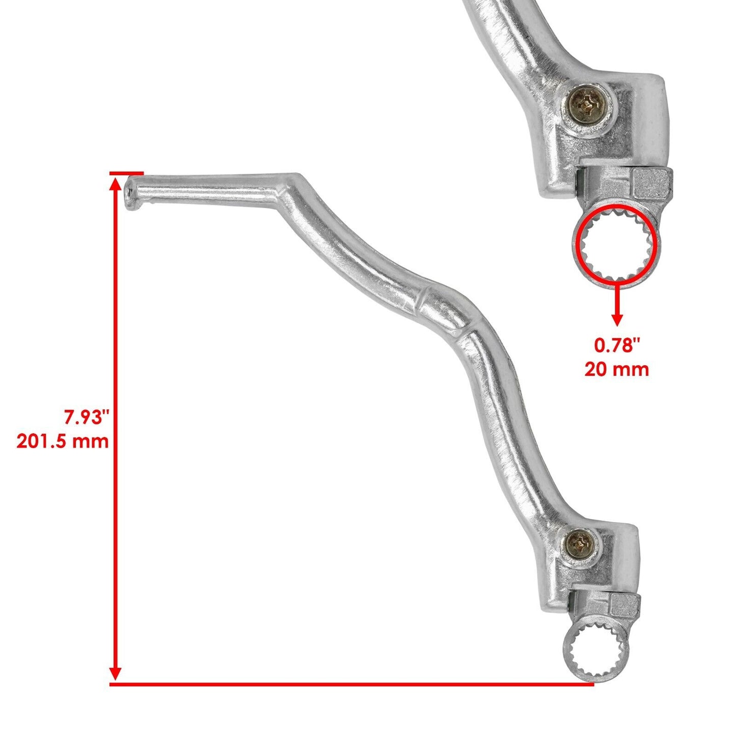 Caltric Kick Start for Honda CRF450X CRF 450X 2005 Kick Starter Lever Pedal