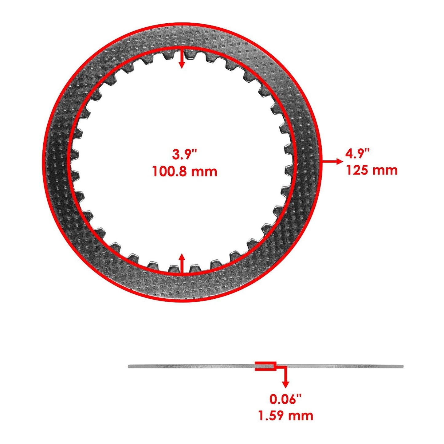 Clutch Friction Steel Plates Springs Kit for Yamaha R3 YZFR3 YZF-R3 2015 - 2023