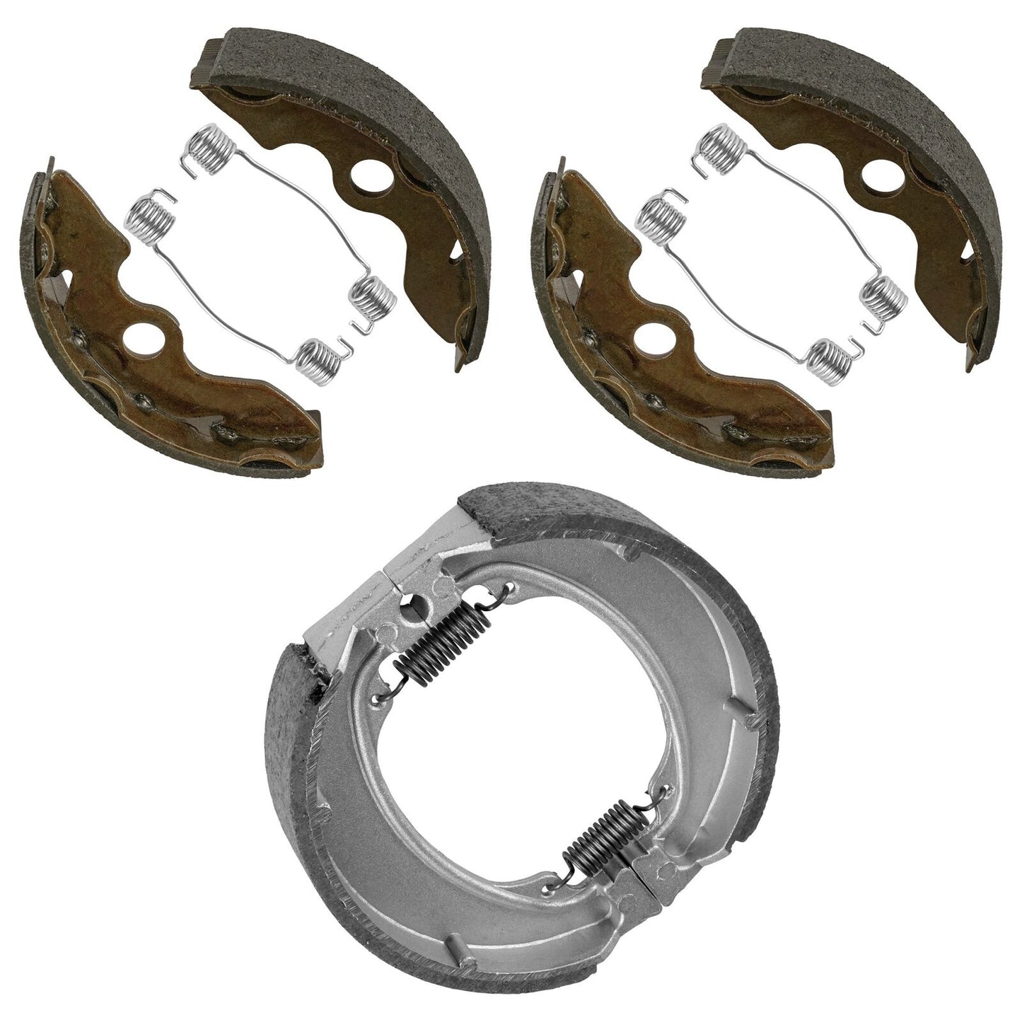 Front Rear Brake Shoes for Honda TRX250TM Fourtrax 250 Tm Recon 2002-2024