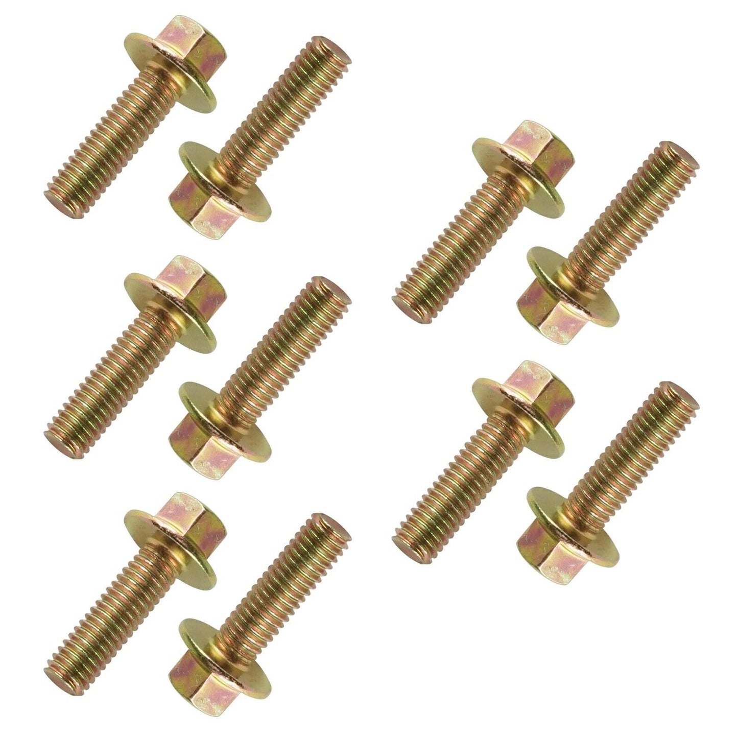 10x Flanged Head Clutch Bolt M6x20 for Polaris Ranger 570 4x4 2018 2020-2022