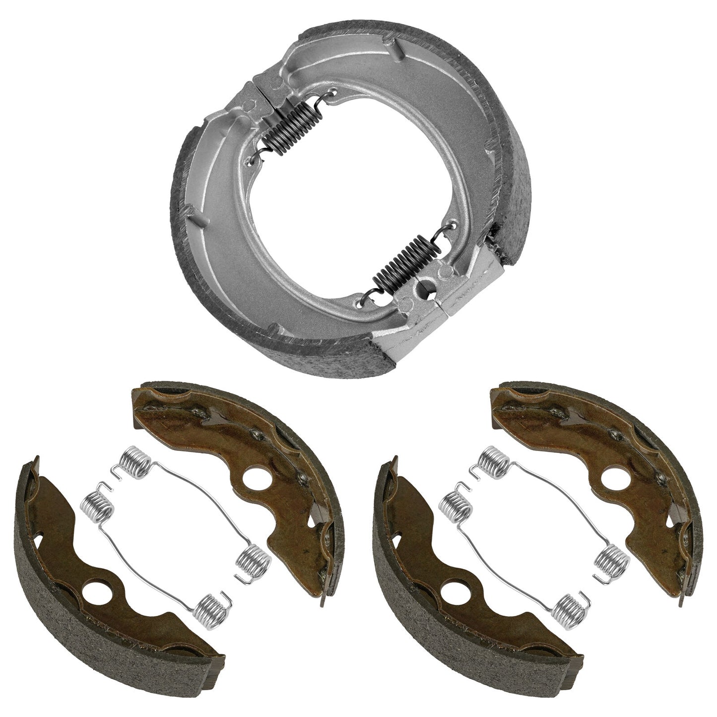 Front Rear Brake Shoes for Honda TRX250TM Fourtrax 250 Tm Recon 2002-2024