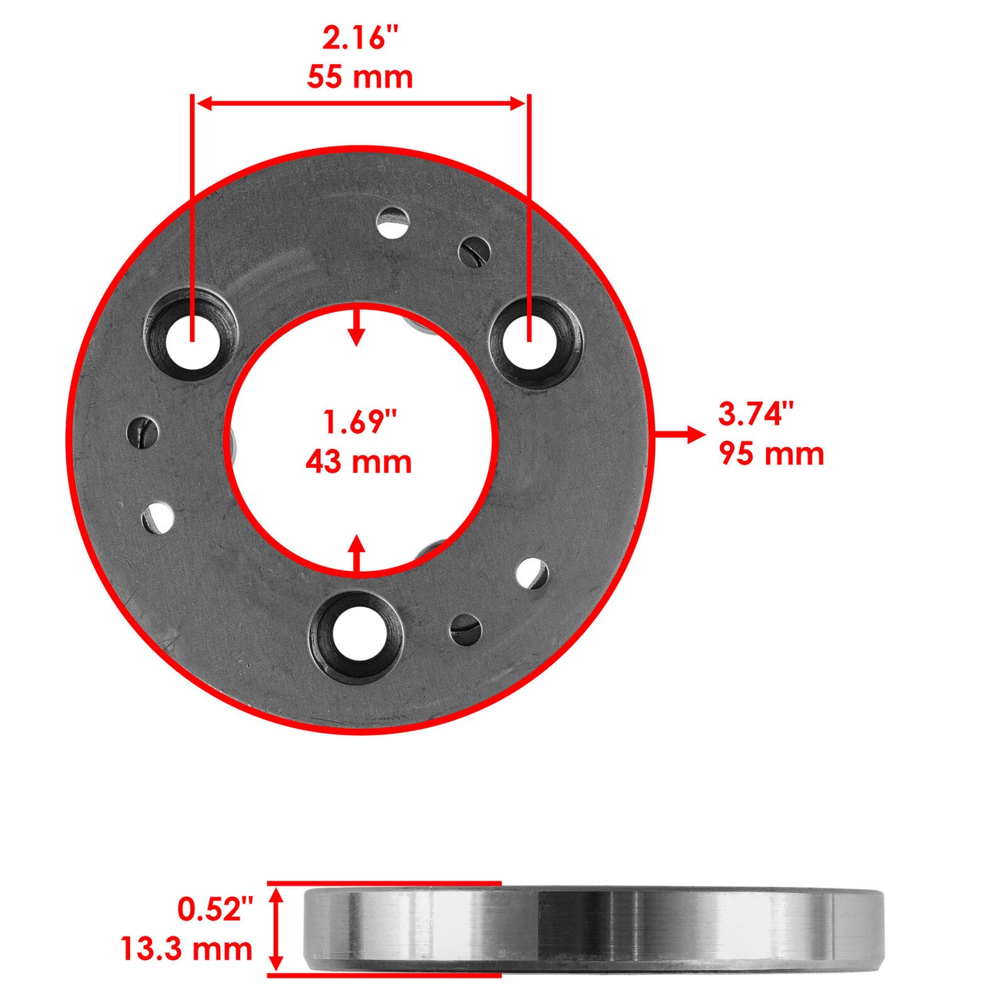 Starter Clutch Outer & Gasket for Yamaha Timberwolf 250 YFB250 2WD 1992-1999