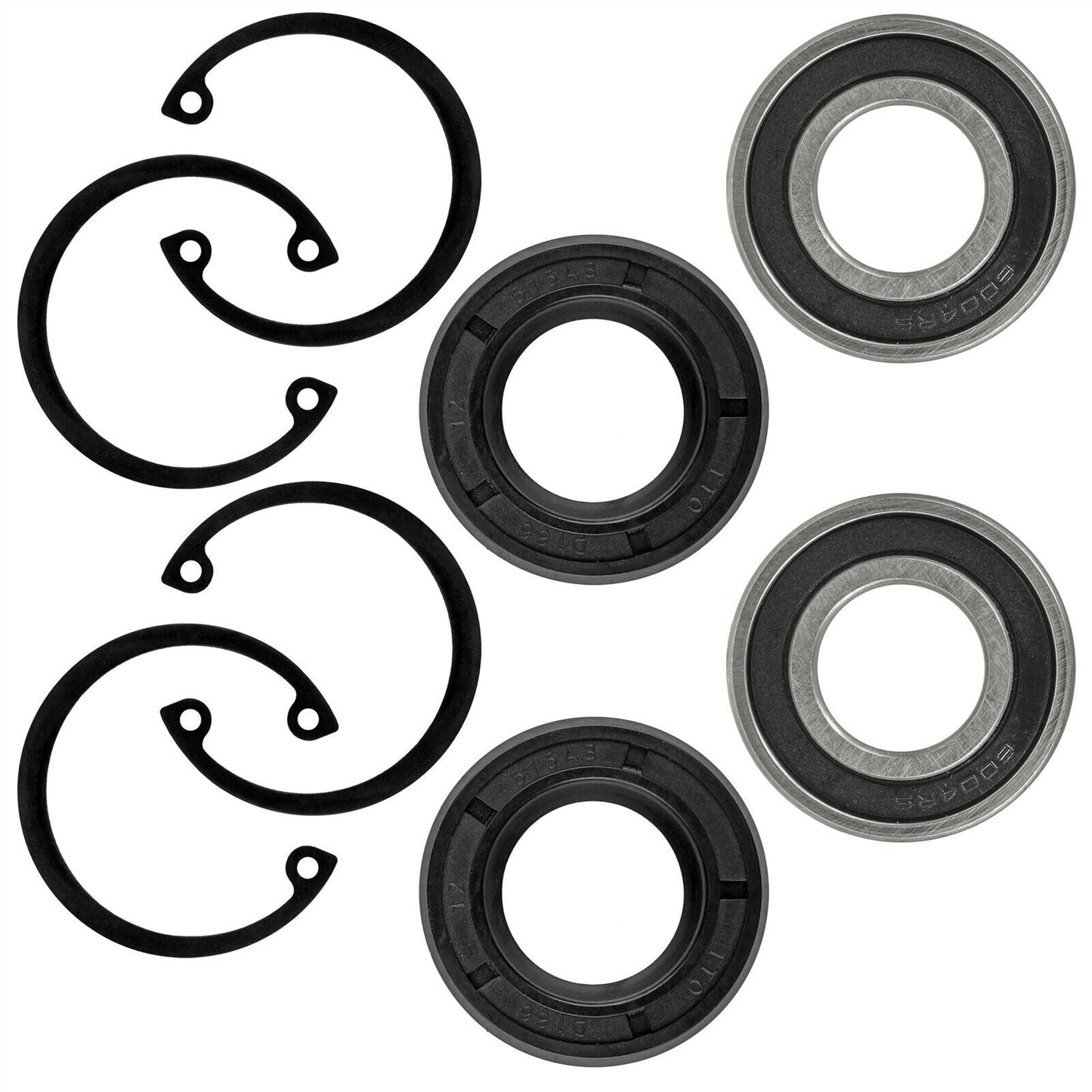 2 For EZ-GO Rear Axle Bearing and Seal Kit 611931 15112G1 623044 620343 230-889