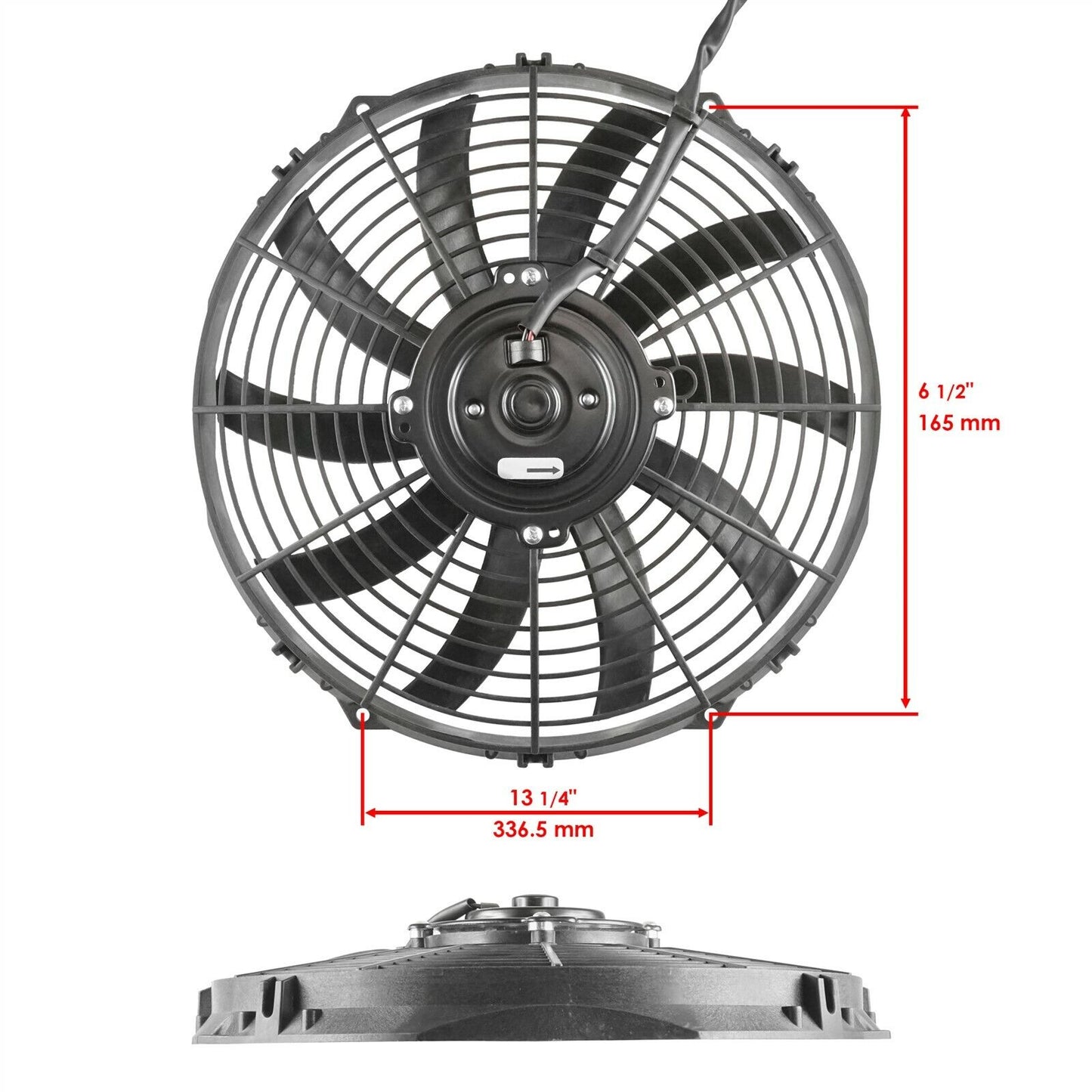 Radiator Cooling Fan fits Polaris RZR 4 XP 900 / RZR XP 4 900 2012 2013 2411807