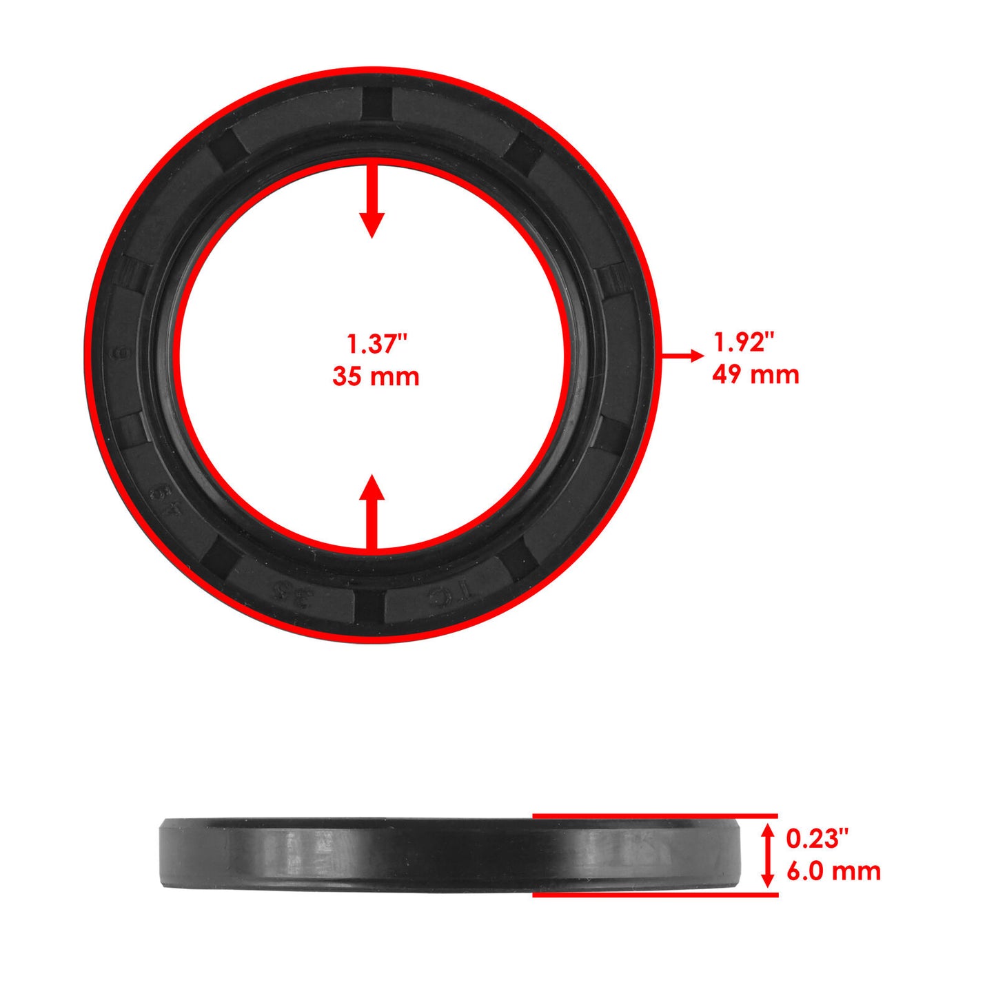 Rear Differential Seals & O Ring For Honda Rancher 420 TRX420FM FPM FE TM 07-13