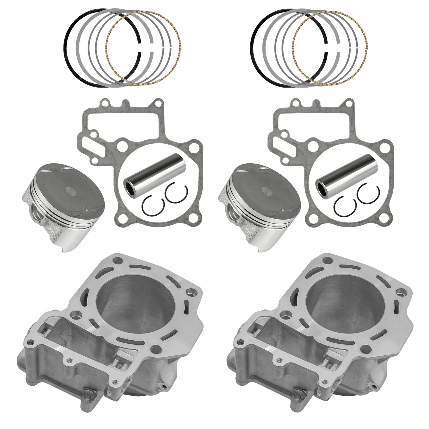 Engine Cylinders & Piston Kit For Kawasaki Brute Force 650 KVF650 4x4i 2006-2013