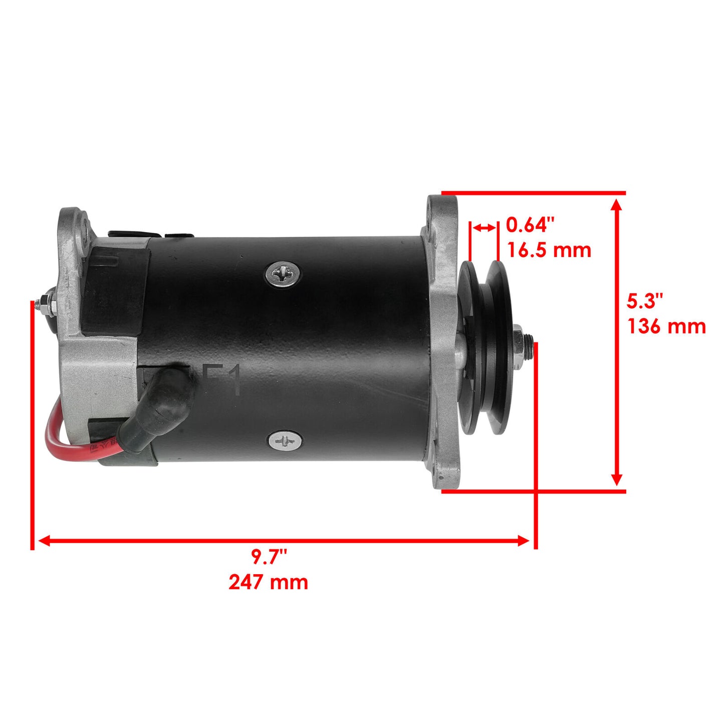 Caltric Starter For Yamaha G2A 1987-1990 J38-81100-10-00 J38-81100-11-00 15425