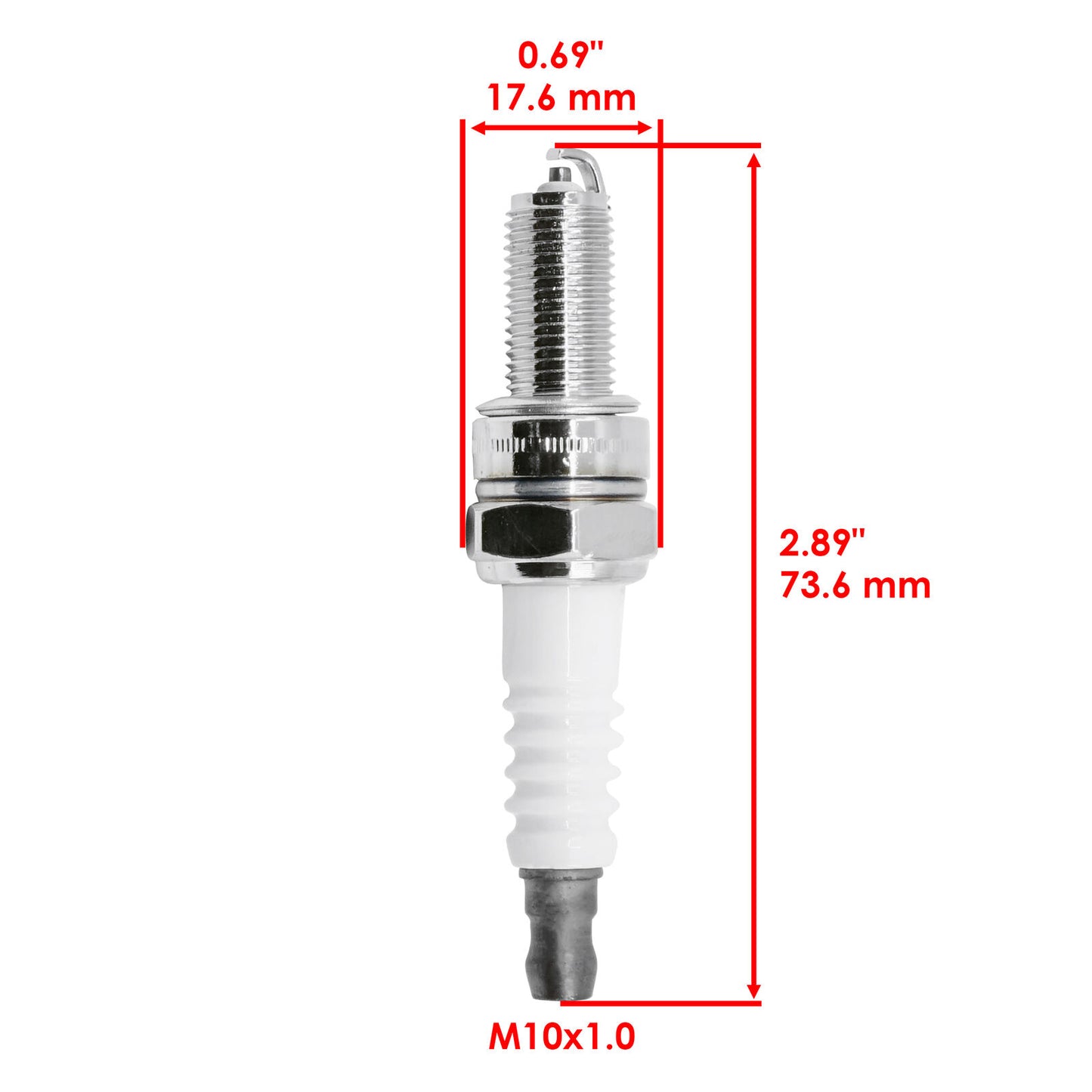 Caltric Spark Plugs For Polaris Ranger Crew 1000 Super Duty Evap 2021