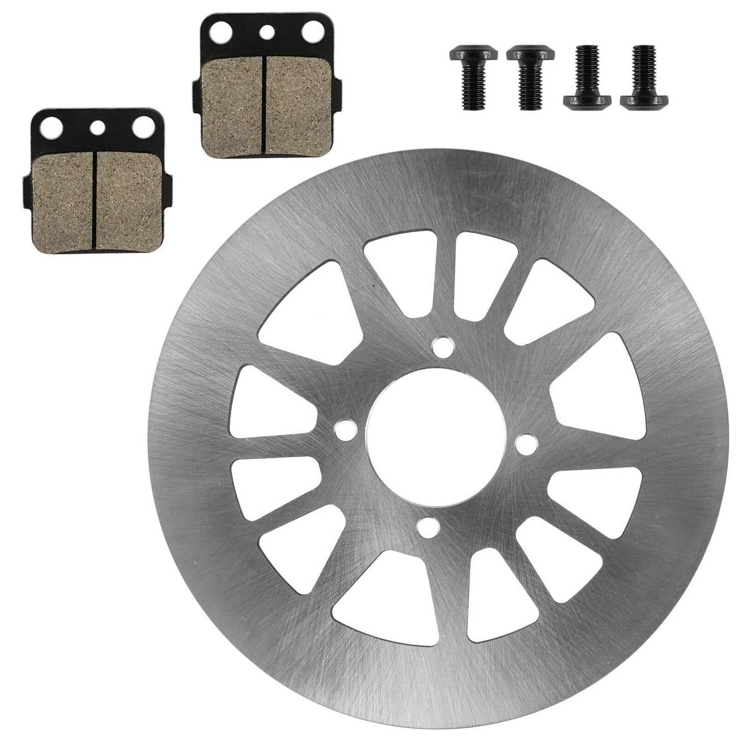 Rear Right Brake Disc with Brake Pads & Bolts for Yamaha Warrior 350 1990-2004