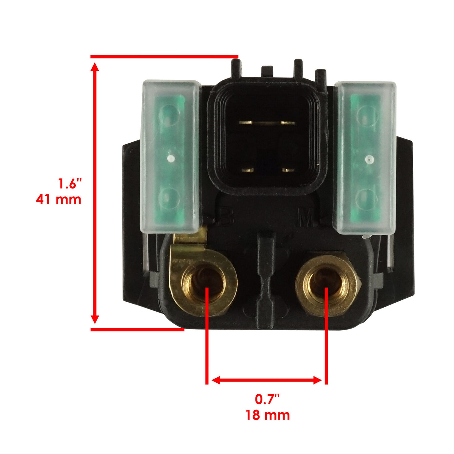 12V Starter and Relay Solenoid for Yamaha Rhino 660 YXR66F YXR660F 4X4 2007