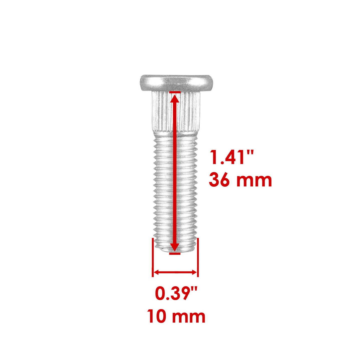 Front Wheel Hub Stud Bolt For Honda Rancher 420 TRX420FA1 FA2 FA5 FA6 14-23 QTY8