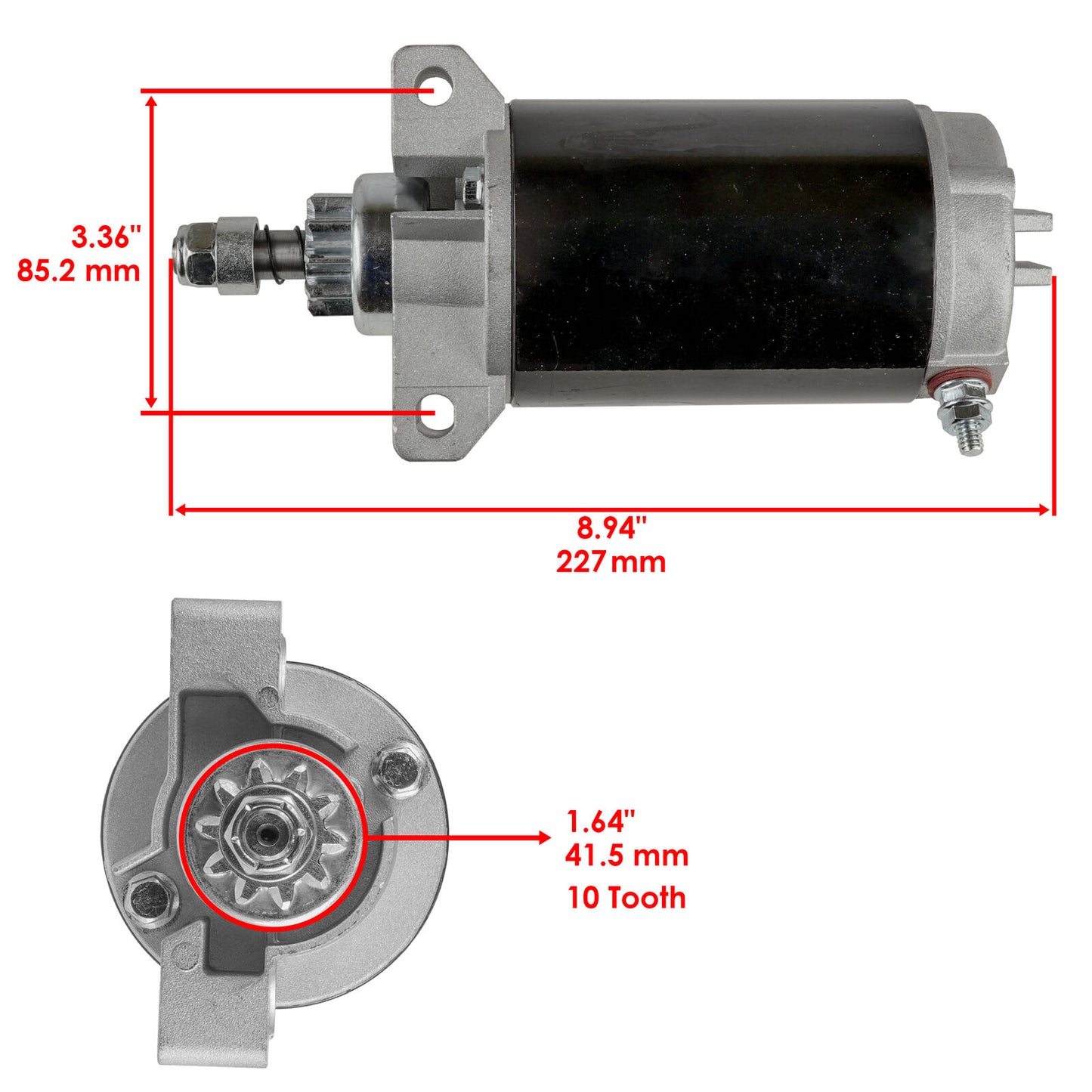 Starter for Mercury 50-822462 50-822462-1 50-822462T 50-822462T1 50-893890T