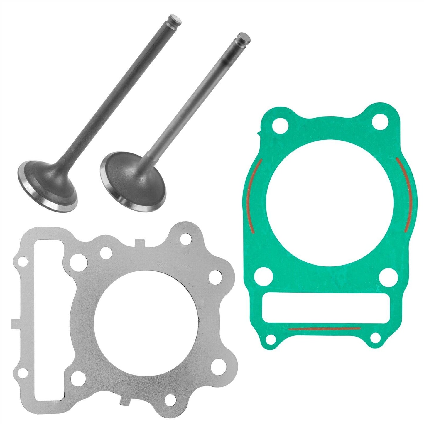 Valves & Head/Base Gaskets Kit for Honda TRX250 RECON TRX250 1985-1987