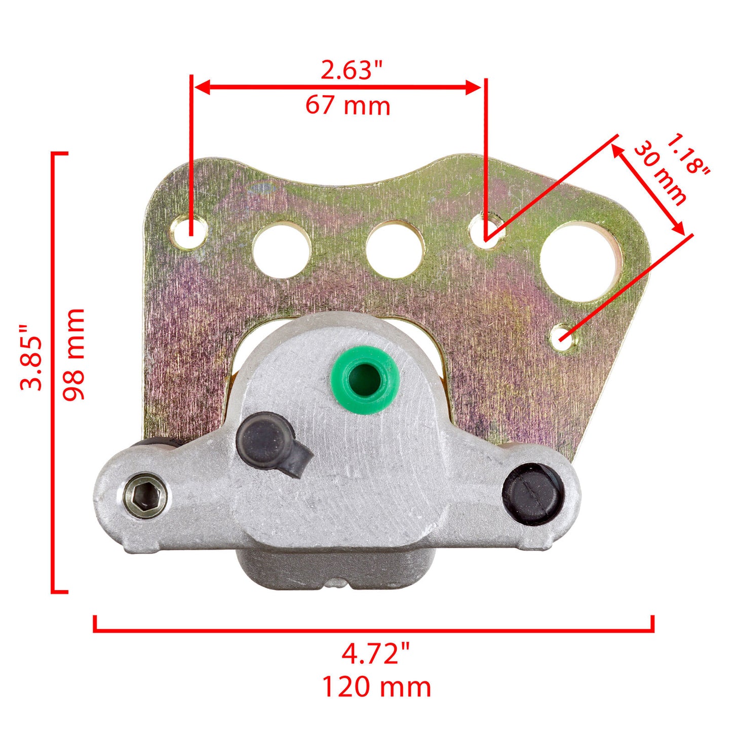 Front Left Right Brake Caliper w/ Pads for Polaris Magnum 500 325 330 2001-2004