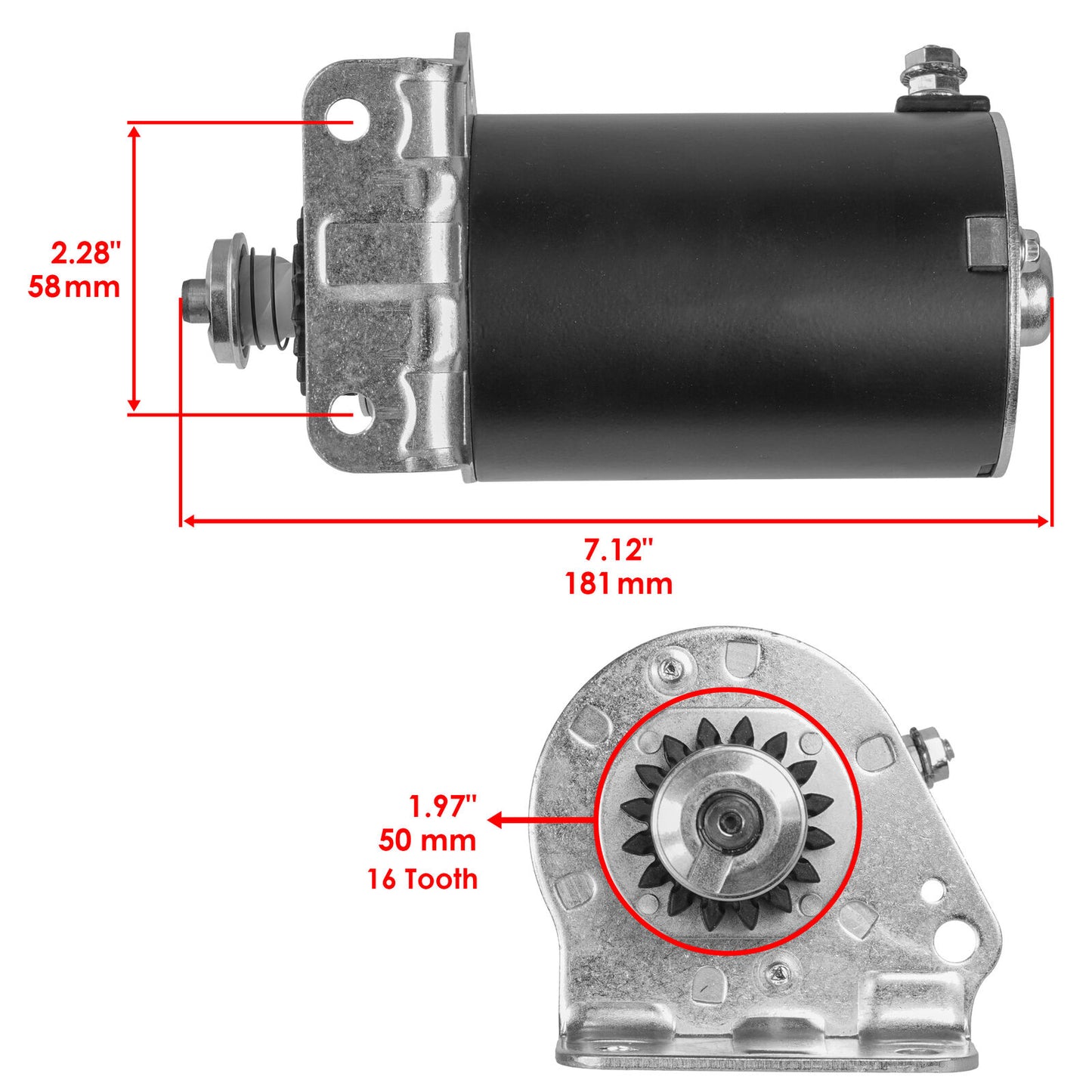 Starter for John Deere LT166 LTR166 111 111H L118 L120  New