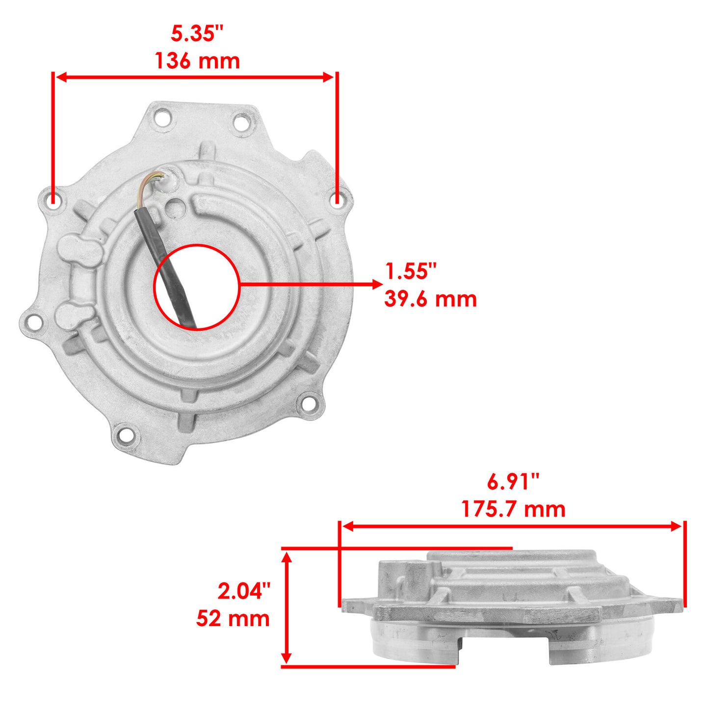 Front Differential Output Cover For Polaris Ranger 900 1000 Diesel 2012-2018