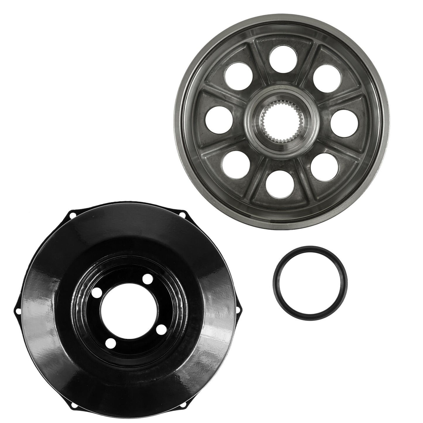 Rear Brake Drum for Honda TRX300FW FourTrax 300 4X4 1988-1996 w/ Cover and Seal