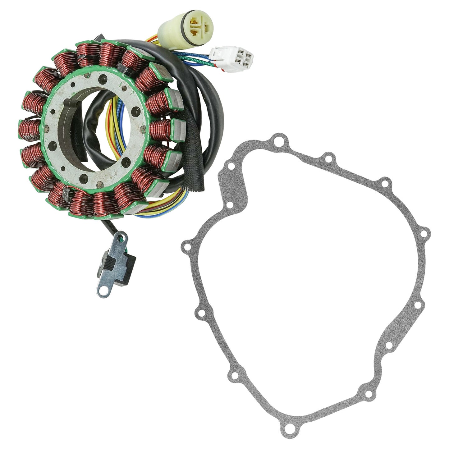 Stator & Gasket for Yamaha Rhino 660 YXR660F 2004 2005 2006 2007 Atv New