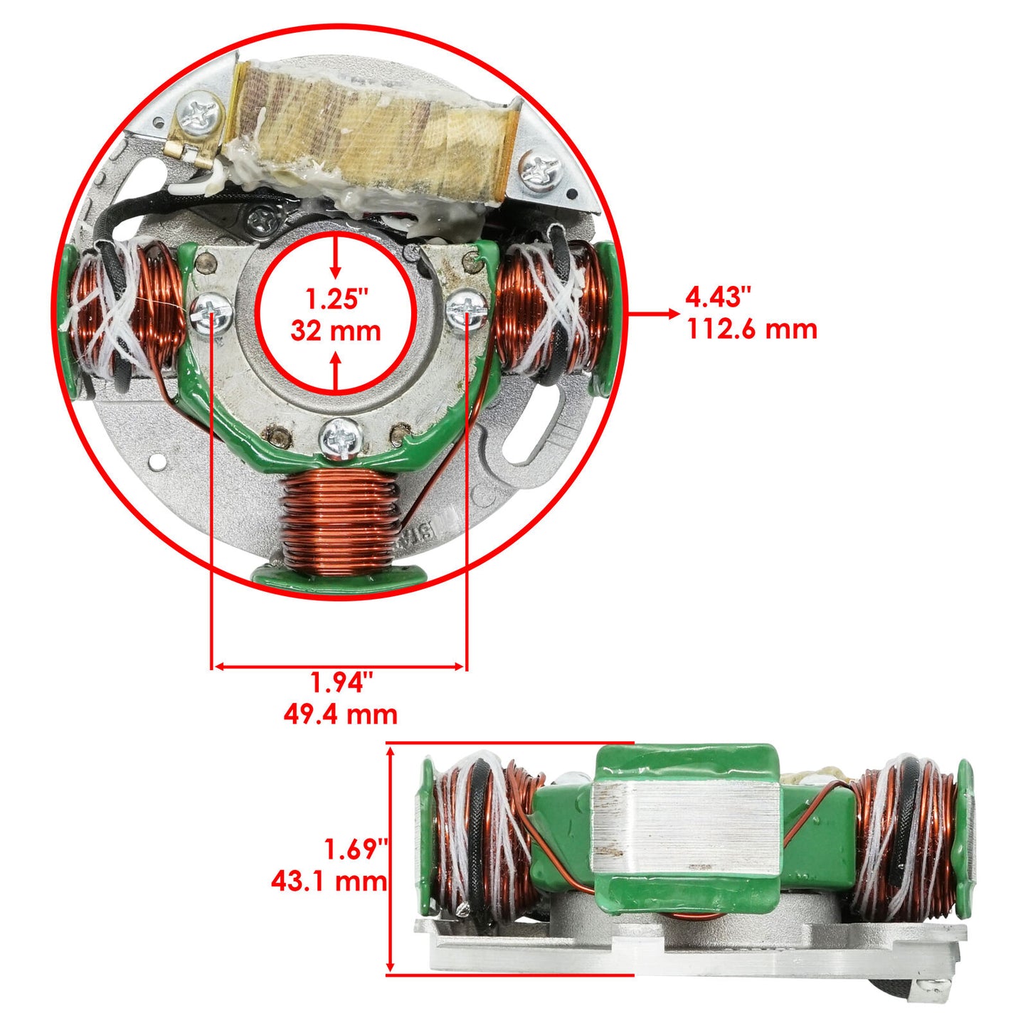 Stator for Arctic Cat Bearcat 340 1995-1999 / Bearcat 440 1995-1998