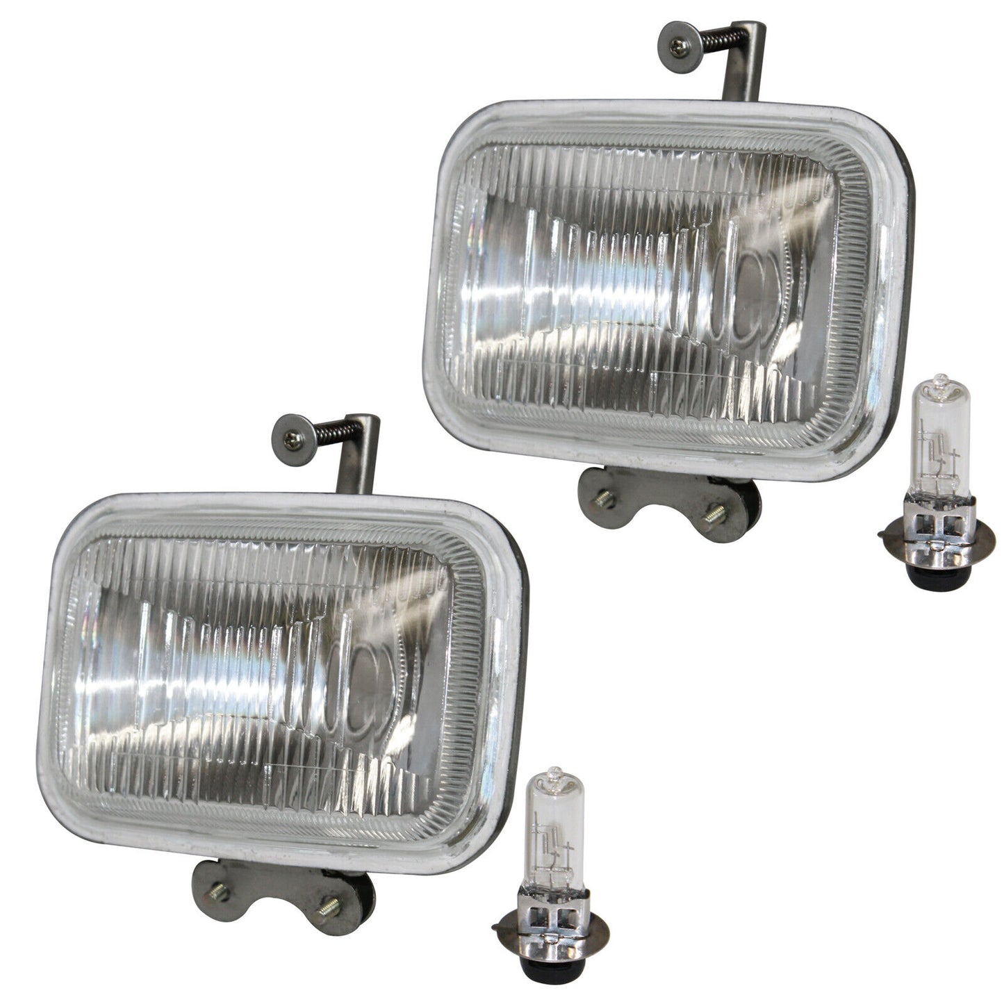 Set of 2 Headlights for Honda TRX300 Fourtrax 300 2X4 1988-2000 W/Bulb