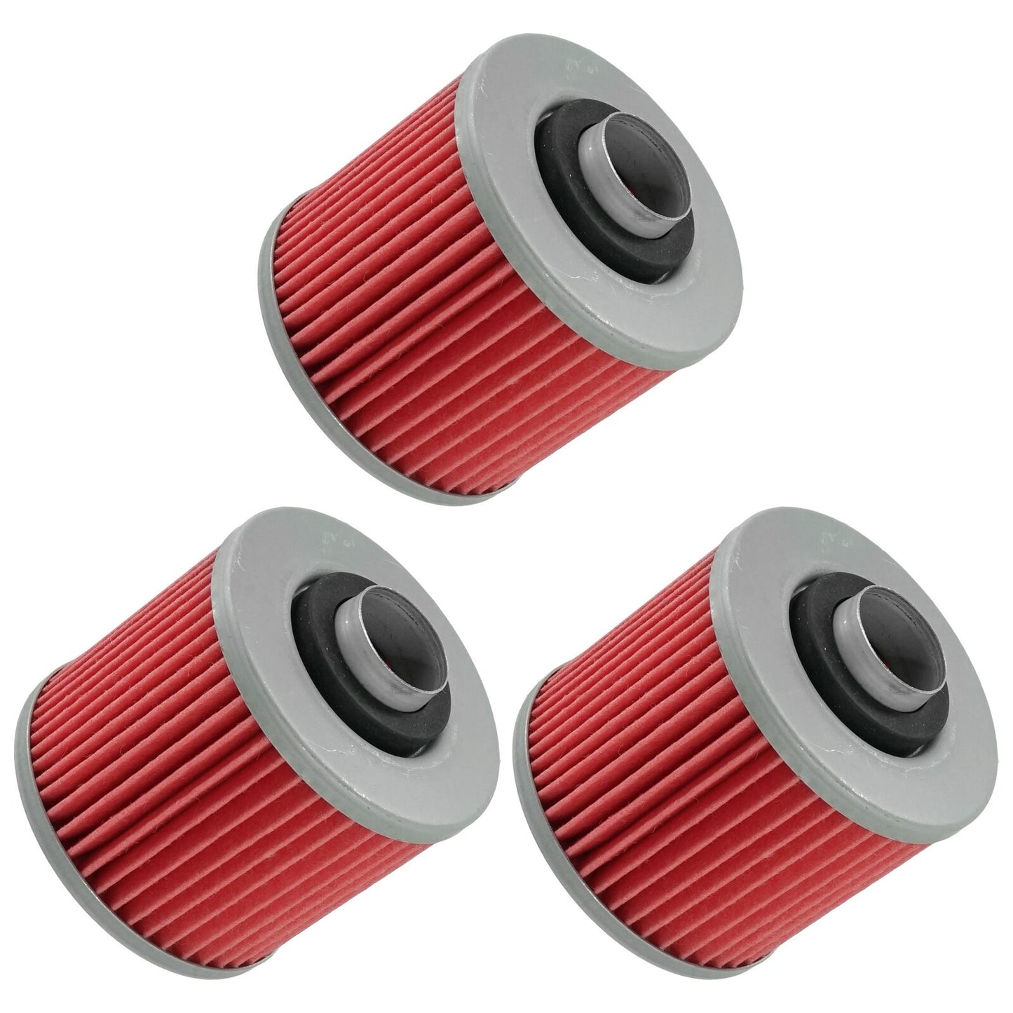 for Yamaha YFM600 Grizzly 600 1998 1999 2000 2001 Oil Filter 3-Pack